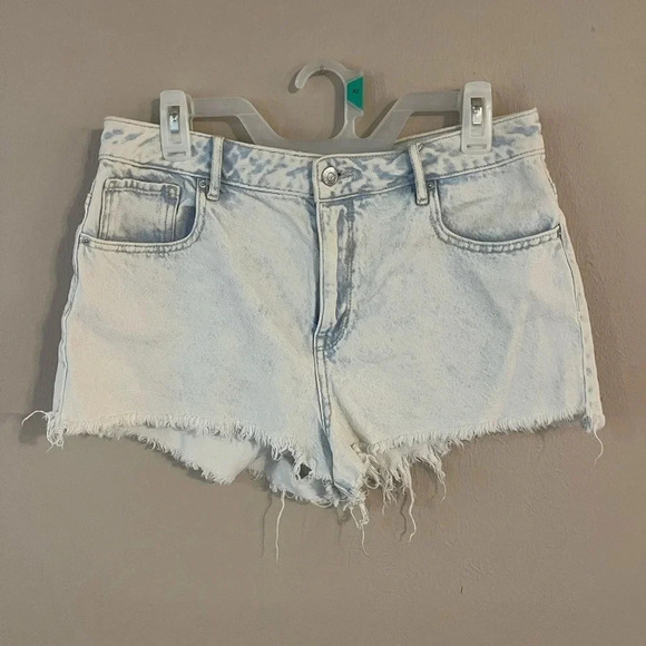 Pacsun Size 30 High Rise Festival Cutoff Jean Denim Shorts - Picture 3 of 10